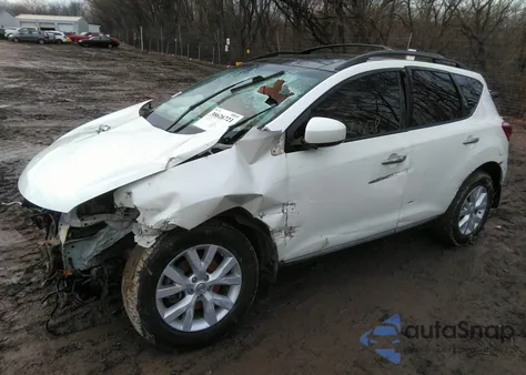 2012 Nissan Murano Sl из США, поврежденный, VIN JN8AZ1MW4CW206720